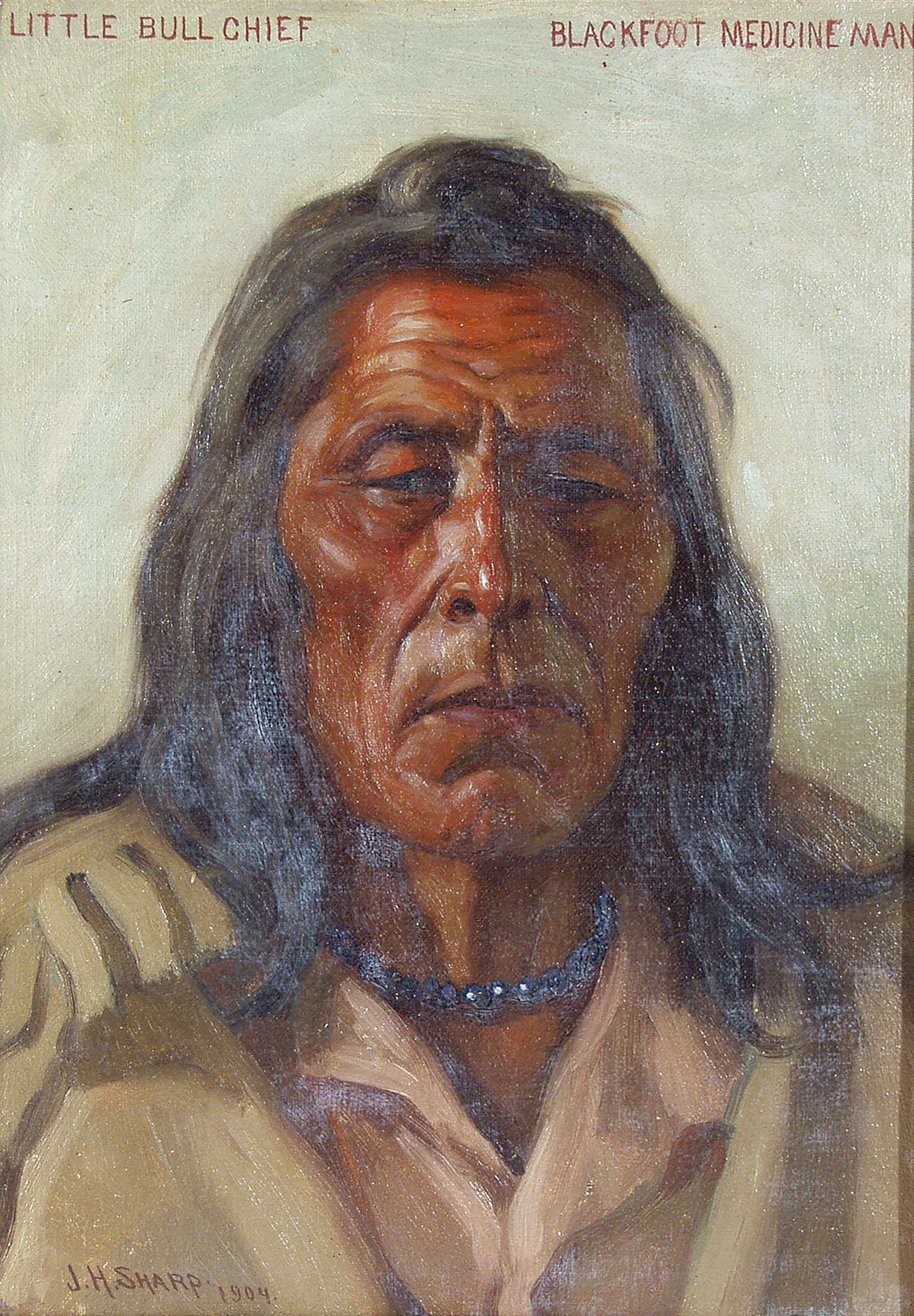 Little Bull Chief -Blackfoot Medicine Man